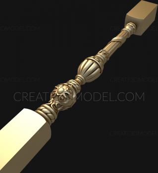 Balusters (BL_0493) 3D model for CNC machine