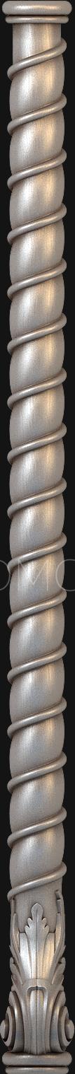 Balusters (BL_0497) 3D model for CNC machine