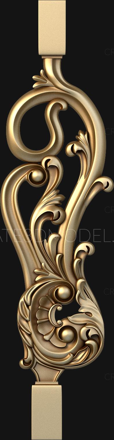 Balusters (BL_0499) 3D model for CNC machine
