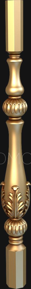 Balusters (BL_0500) 3D model for CNC machine