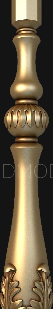Balusters (BL_0500) 3D model for CNC machine