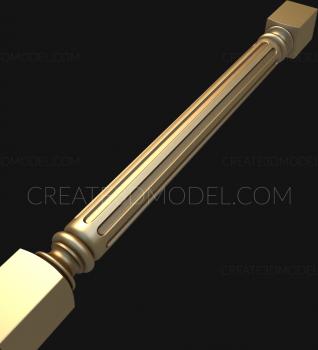 Balusters (BL_0507) 3D model for CNC machine