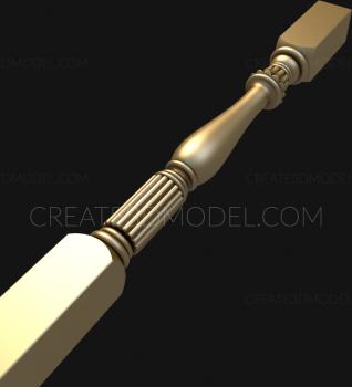 Balusters (BL_0508) 3D model for CNC machine