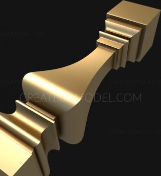 Balusters (BL_0516) 3D model for CNC machine