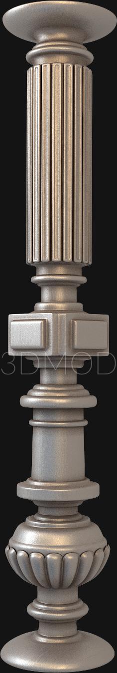 Balusters (BL_0517-1) 3D model for CNC machine