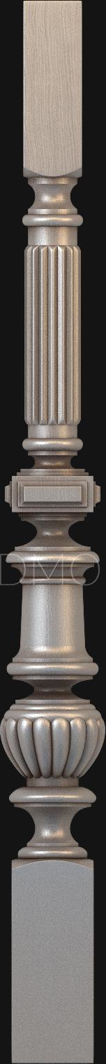 Balusters (BL_0517) 3D model for CNC machine