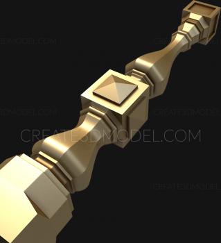 Balusters (BL_0526) 3D model for CNC machine