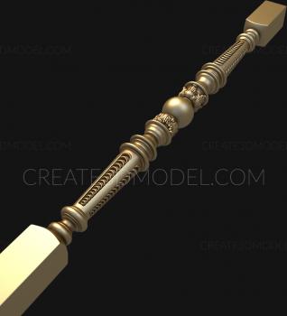 Balusters (BL_0536) 3D model for CNC machine