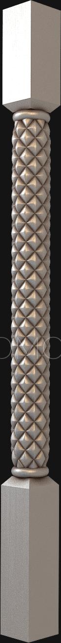 Balusters (BL_0541) 3D model for CNC machine