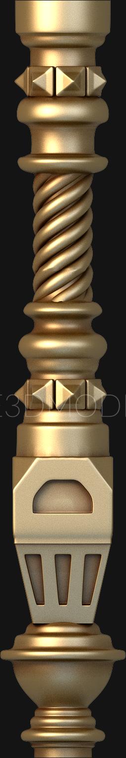 Balusters (BL_0545) 3D model for CNC machine