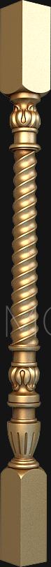Balusters (BL_0575) 3D model for CNC machine