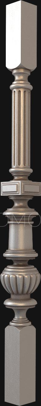 نموذج ثلاثي الأبعاد لآلة CNC الدرابزينات 