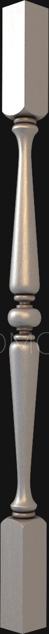 نموذج ثلاثي الأبعاد لآلة CNC الدرابزينات 