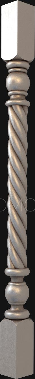 Balusters (BL_0583) 3D model for CNC machine