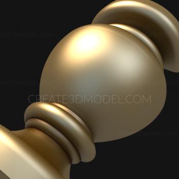 Balusters (BL_0598) 3D model for CNC machine