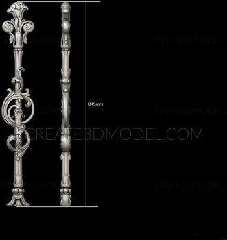 Balusters (BL_0606) 3D model for CNC machine