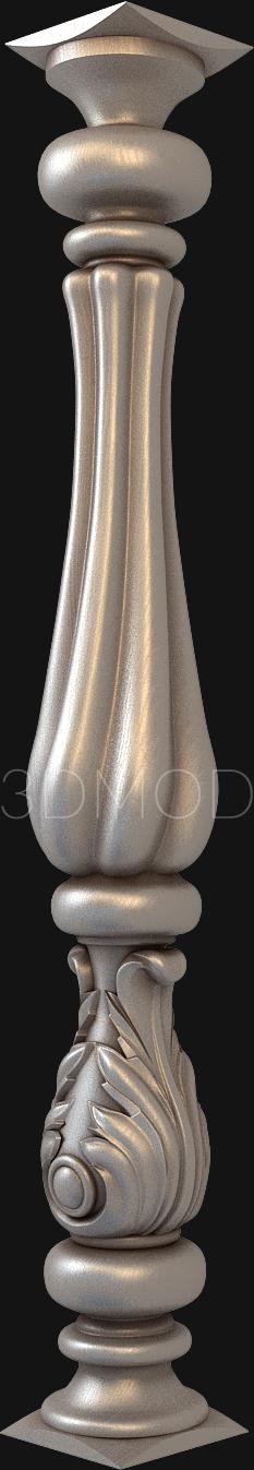 Balusters (BL_0607) 3D model for CNC machine