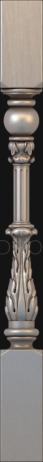 Balusters (BL_0611) 3D model for CNC machine