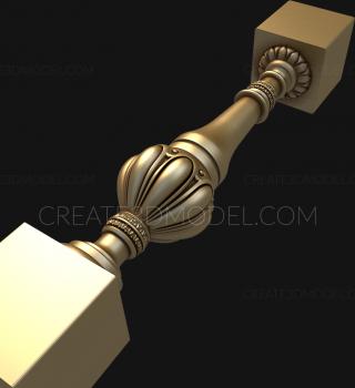 Balusters (BL_0617) 3D model for CNC machine