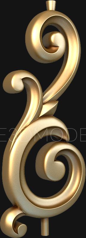 Balusters (BL_0619) 3D model for CNC machine