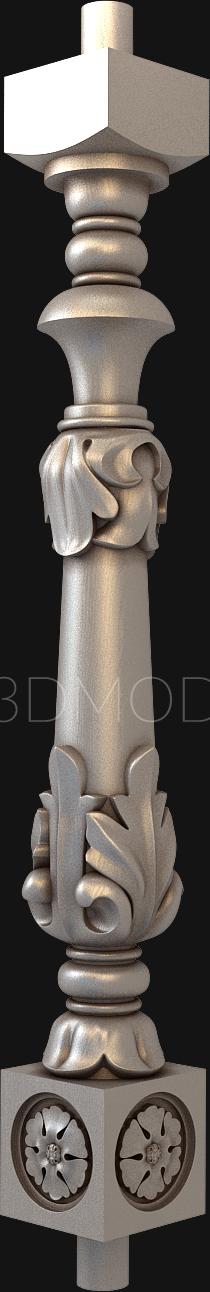 Balusters (BL_0627) 3D model for CNC machine