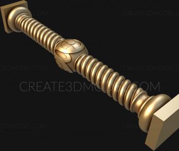 Balusters (BL_0630) 3D model for CNC machine