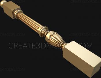 Balusters (BL_0631) 3D model for CNC machine