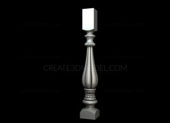 Balusters (BL_0633) 3D model for CNC machine