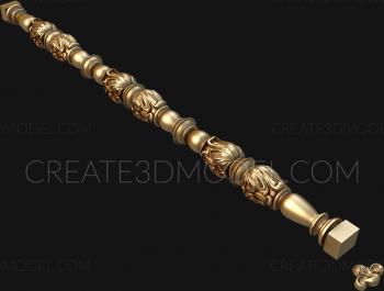 Balusters (BL_0634) 3D model for CNC machine