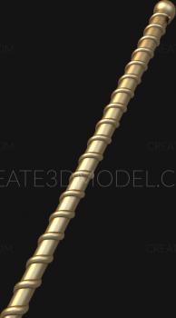 Balusters (BL_0639) 3D model for CNC machine