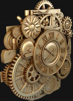 Clocks (CH_0046) 3D model for CNC machine