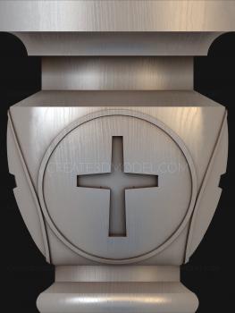نموذج ثلاثي الأبعاد لآلة CNC ديكور الكنيسة 