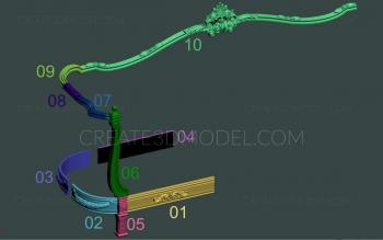 Sofas (DIV_0101) 3D model for CNC machine