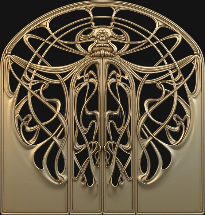 Doors (DVR_0147) 3D model for CNC machine