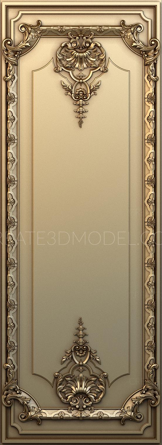 Door covers (DVN_0028) 3D model for CNC machine