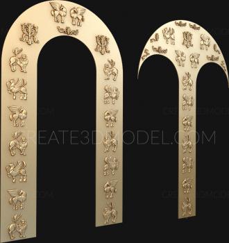 Door covers (DVN_0176) 3D model for CNC machine