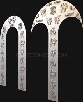 Door covers (DVN_0176) 3D model for CNC machine