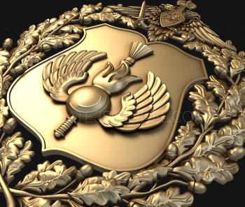 Coat of arms (GR_0024) 3D model for CNC machine