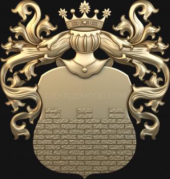 Coat of arms (GR_0047) 3D model for CNC machine