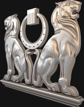 Coat of arms (GR_0060) 3D model for CNC machine
