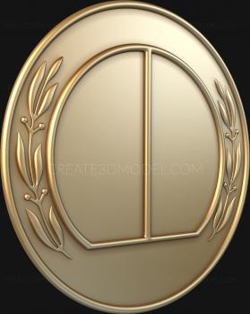 Coat of arms (GR_0105) 3D model for CNC machine