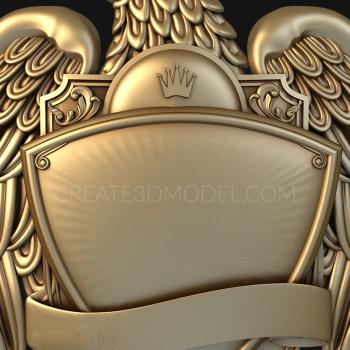 Emblems (GR_0109) 3D model for CNC machine