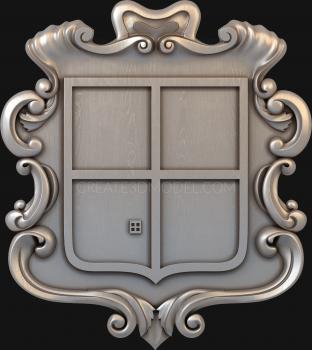 Coat of arms (GR_0110) 3D model for CNC machine