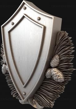 Coat of arms (GR_0114) 3D model for CNC machine