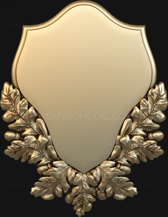 Coat of arms (GR_0119) 3D model for CNC machine