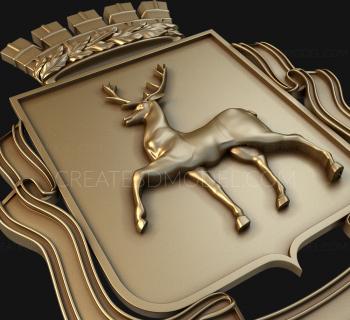 Coat of arms (GR_0131) 3D model for CNC machine
