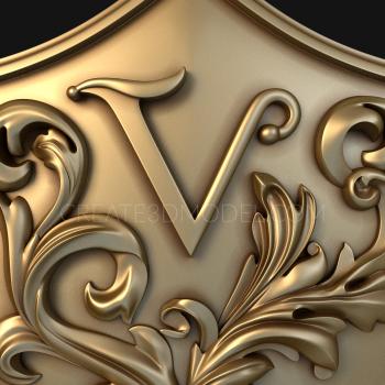 Coat of arms (GR_0145) 3D model for CNC machine