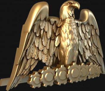 Coat of arms (GR_0155) 3D model for CNC machine