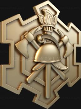 Coat of arms (GR_0162) 3D model for CNC machine