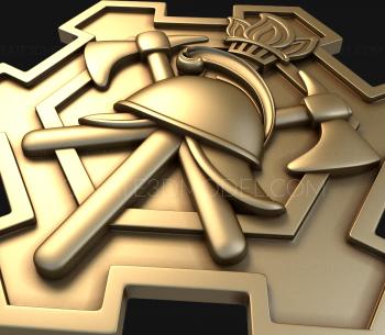 Coat of arms (GR_0162) 3D model for CNC machine